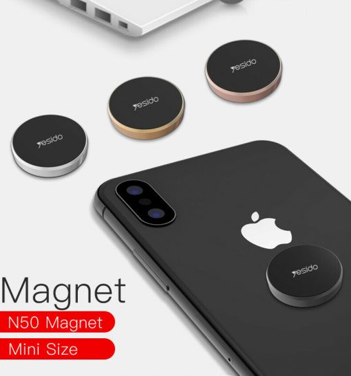 Magnetic Car Phone Holder Universal Wall Desk GPS Disc Round Metal Magnet Mount 143890681427 3